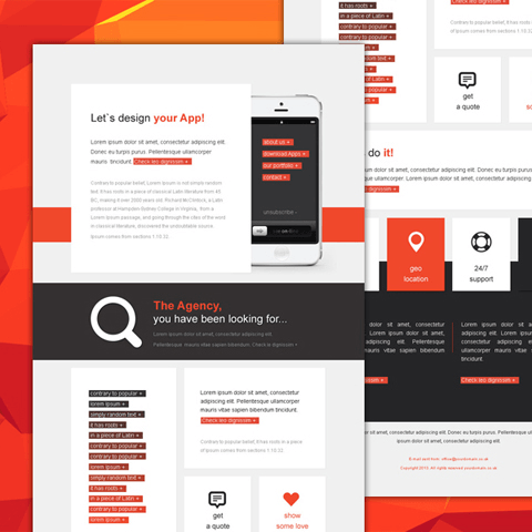 PSD eNesletter template -  apps