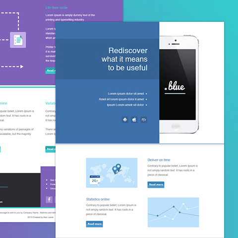 PSD eNesletter template -  apps