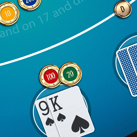 PSD Game Card GUI template - Casino Game