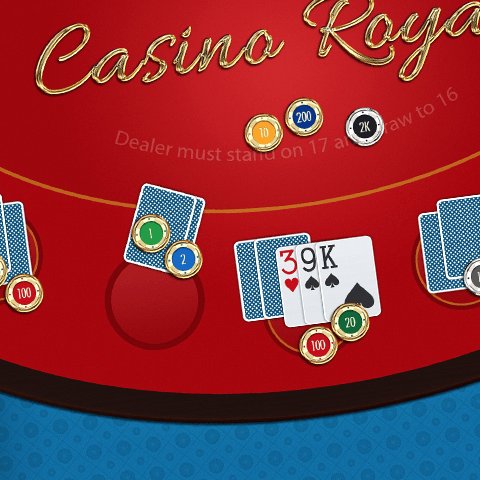 PSD Game Card GUI template - Casino Game