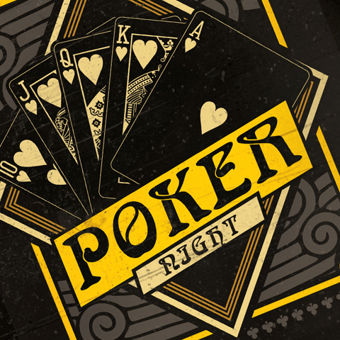 PSD Flyer template - Poker Tournament