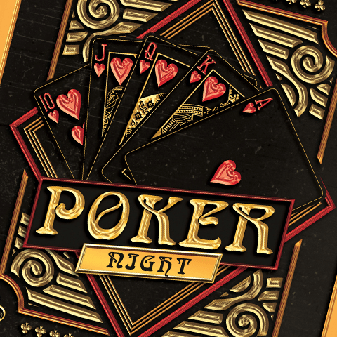 PSD Flyer template - Poker Tournament