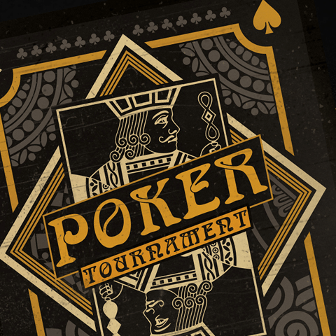 PSD Flyer template - Poker Tournament